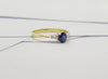 JR0657R - Blue Sapphire & Diamond Ring Set in 18 Karat Gold Setting