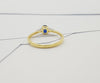 JR0657R - Blue Sapphire & Diamond Ring Set in 18 Karat Gold Setting