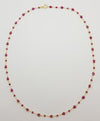 SJ1315 - Ruby Necklace Set in 18 Karat Gold Settings