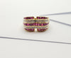 JR4715A - Ruby & Diamond Ring Set in 18 Karat Gold Setting