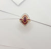 JR0221P - Ruby & Diamond Ring Set in 18 Karat Gold Settings