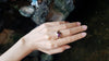 SJ1787 - Star Ruby Ring Set in 18 Karat Rose Gold Settings