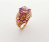 JR0327P - Kunzite & Pink Sapphire Ring Set 18 Karat Rose Gold Setting
