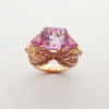 JR0327P - Kunzite & Pink Sapphire Ring Set 18 Karat Rose Gold Setting