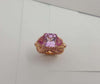 JR0327P - Kunzite & Pink Sapphire Ring Set 18 Karat Rose Gold Setting