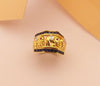 SJ2172 - Blue Sapphire with Ruby and Diamond Elephant Ring Set in 18 Karat Gold Settings