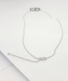 SJ3164 - Black Sapphire Elephant Necklace set in Silver Settings