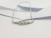 SJ2927 - Emerald with Diamond Necklace Set in 18 Karat White Gold Settings