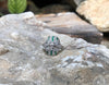 SJ1913 - Diamond with Emerald Ring Set in 18 Karat White Gold Settings