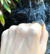 SJ6065 - Blue Sapphire with Diamond Ring Set in 18 Karat Gold Settings