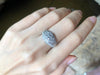 SJ1894 - Diamond Ring Set in 18 Karat White Gold Settings