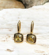 SJ6170 - Yellow Sapphire Earrings Set in 18 Karat Gold Settings