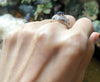 SJ1386 - Blue Sapphire with Diamond Ring Set in 18 Karat Gold Settings