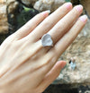 SJ1227 - Diamond Heart Ring Set in 18 Karat White Gold Settings