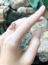JR0950X - Ruby & Diamond Ring Set in 18 Karat Gold Setting