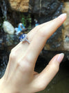 SJ1828 - GIA Certified 3cts Ceylon Blue Sapphire with Diamond Ring Set in Platinum