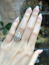 SJ6227 - Diamond Ring Set in 18 Karat Gold Settings