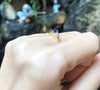 SJ1319 - Blue Sapphire with Diamond Ring Set in 18 Karat Gold Settings