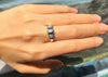 JR0041O - Blue Star Sapphire & Diamond Ring set in 18 Karat Gold Setting