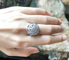 SJ1136 - Diamond Ring Set in 18 Karat White Gold Settings