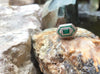 SJ3111 - Emerald with Diamond Ring Set in 18 Karat White Gold Settings