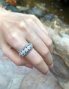 SJ1806 - Diamond Ring Set in 18 Karat White Gold Settings