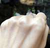 SJ1437 - Ruby with Diamond Ring Set in 18 Karat White Gold Settings