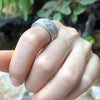 SJ1969 - Diamond Ring Set in 18 Karat White Gold Settings
