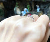 JR0447R - Ruby & Diamond Ring Set in 18 Karat White Gold Setting