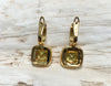 SJ6170 - Yellow Sapphire Earrings Set in 18 Karat Gold Settings