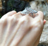 SJ1428 - Diamond Ring Set in 18 Karat White Gold Settings