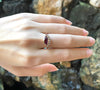 SJ2930 - Ruby with Diamond Ring Set in 18 Karat Rose Gold Settings