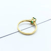 JR0616W - Emerald & Diamond Ring Set in 18 Karat Gold Setting