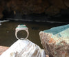 SJ3111 - Emerald with Diamond Ring Set in 18 Karat White Gold Settings