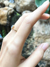 SJ1114 - Blue Sapphire with Diamond Ring Set in 18 Karat Gold Settings