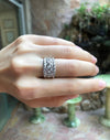 SJ1970 - Diamond Ring Set in 18 Karat White Gold Settings