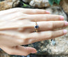 SJ1326 - Blue Sapphire with Diamond Ring Set in 18 Karat Gold Settings