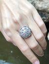 SJ1136 - Diamond Ring Set in 18 Karat White Gold Settings