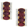JE0861R - Ruby & Diamond 0.56 Carat Earrings set in 18 Karat Gold Setting