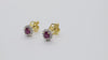 JE0482S - Ruby & Diamond Earrings Set in 18 Karat Gold Setting