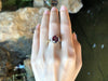 SJ1746 - GIA Certified Unheated 4 carat Ruby with Diamond Ring Set in 18 Karat Gold