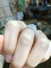 SJ1894 - Diamond Ring Set in 18 Karat White Gold Settings