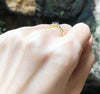 JR0460R - Blue Sapphire & Diamond Ring Set in 18 Karat Gold Setting