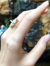 SJ1406 - Diamond and Pink Sapphire Ring Set in 18 Karat Gold by Kavant & Sharart