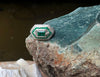 SJ3111 - Emerald with Diamond Ring Set in 18 Karat White Gold Settings