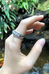 SJ1806 - Diamond Ring Set in 18 Karat White Gold Settings