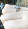 SJ2885 - Diamond Ring Set in 18 Karat White Gold Settings