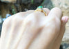 SJ1211 - Emerald with Diamond Ring Set in 18 Karat Gold Settings