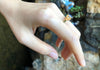 SJ6040 - Blue Sapphire Ring Set in 18 Karat Gold Settings