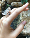 SJ1428 - Diamond Ring Set in 18 Karat White Gold Settings